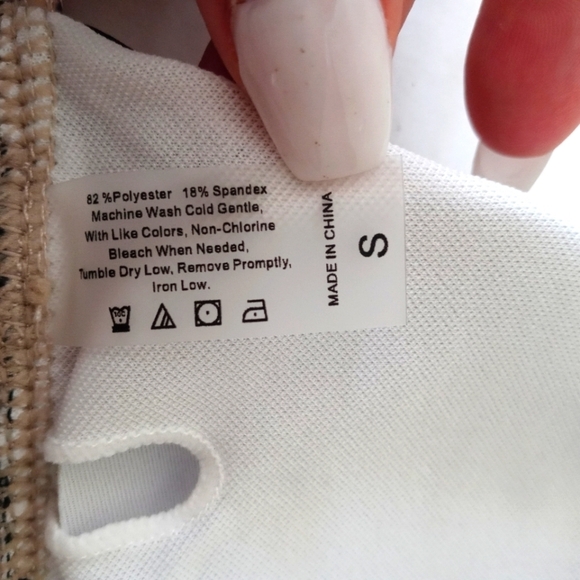 Women's Animal Print Halter Bikini Top Only. Size S. - Picture 7 of 9